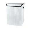 Coffre a linge carre bouclette