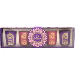Coffret 5 bougies parfumees