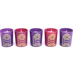 Coffret 5 bougies parfumees