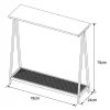 Console metal imitation bambou