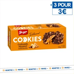Cookies caramel peanut lait 110g