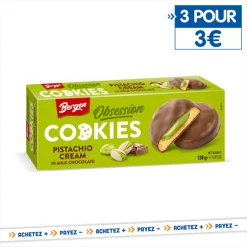 Cookies chocolat lait pistache