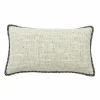 Coussin bord brode 50x30cm