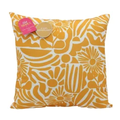 Coussin carre abstrait 43x43cm v