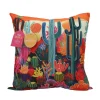 Coussin carre imprime saguaro fo