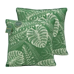 Coussin carre tropical 43x43cm n