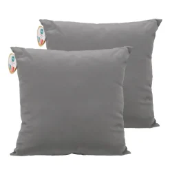 Coussin carre uni 45x45cm anthra