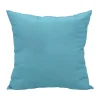 Coussin carre uni 43x43cm jaune