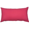 Coussin coton 70x40cm rose