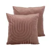 Coussin design arche 45x45cm blu