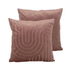 Coussin design arche 45x45cm blu