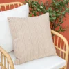 Coussin ext texture naturel