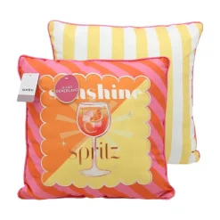 Coussin foil sunshine/spritz 43x