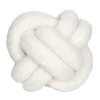 Coussin forme bouclette creme