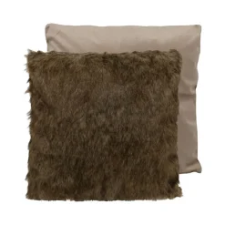 Coussin imitation fourrure 45x4
