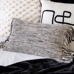 Coussin laponie blanc 30x50cm