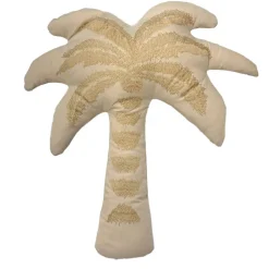Coussin palmier 33x40cm brode