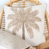 Coussin palmier 45x45cm coton