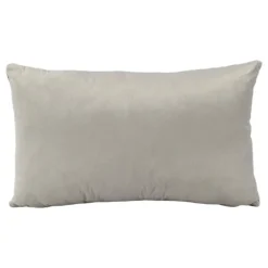 Coussin plisse 50x30cm ivoire