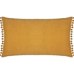 Coussin pompons 30x50