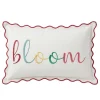Coussin rectangle brode bloom