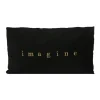 Coussin romantic 30x50 noir