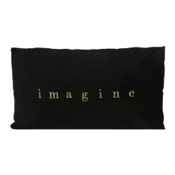 Coussin romantic 30x50 noir