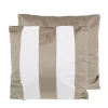 Coussin rya 40x40cm velours beig