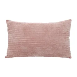 Coussin texture 30x50cm blush