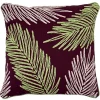 Coussin tropical leaf brode 45x4