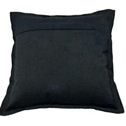 Coussin uni 38x38cm gris fonce