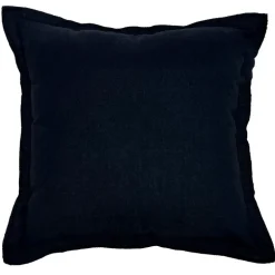 Coussin uni 38x38cm noir
