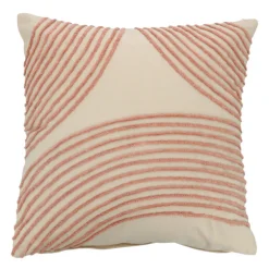 Coussin vera 48x48cm rose