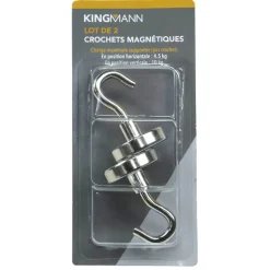 2 crochets magnetiques