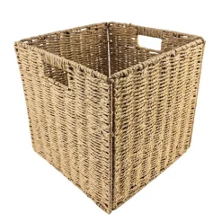 Cube de rangement tresse