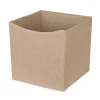 Cube rangement velours cotele 31