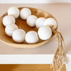 Deco boules bois
