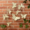 Deco murale ronde papillons