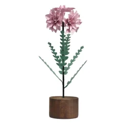 Decoration de table fleur beige/