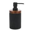 Distributeur a savon noir /bois