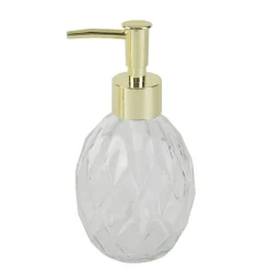 Distributeur a savon verre textu
