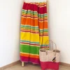 Drap de plage xl 140x180cm coton