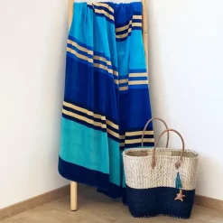 Drap de plage xl 140x180cm coton