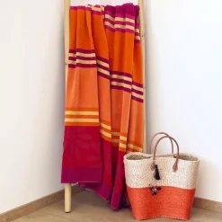Drap de plage xl 140x180cm coton