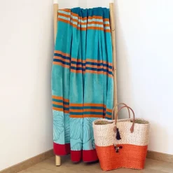 Drap de plage xl 140x180cm coton