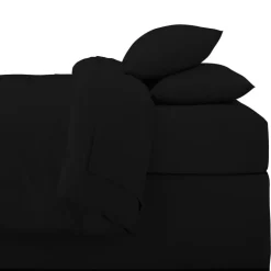 Drap housse 140x190cm noir