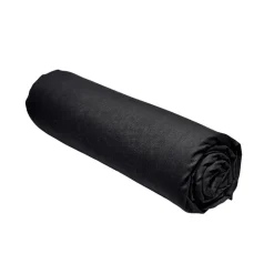 Drap housse 140x190 jersey noir