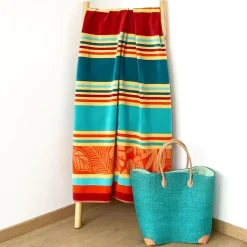 Drap plage coton cisele 90x170