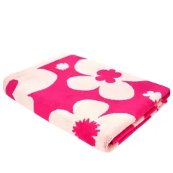 Drap plage velours jacquard