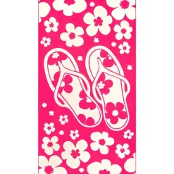 Drap plage velours jacquard